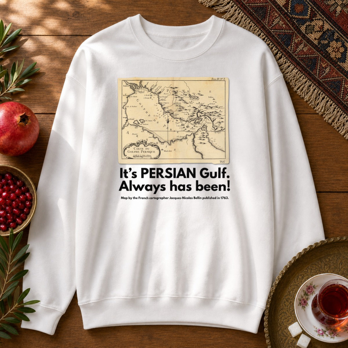 It's PERSIAN Gulf Sweatshirt - White