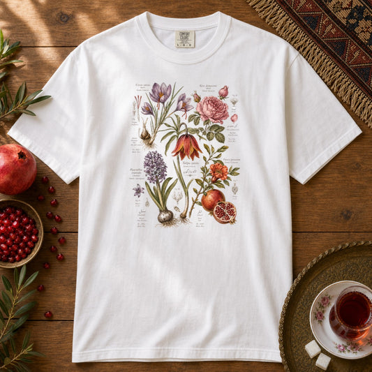 Flora of Iran Premium Tee - White