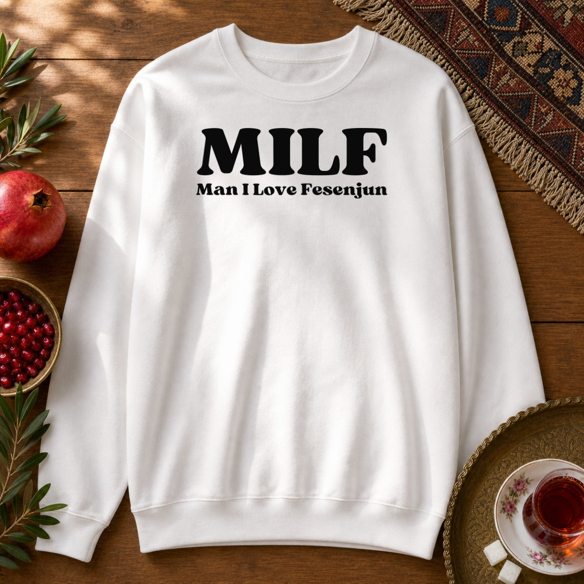 MILF Sweatshirt - White