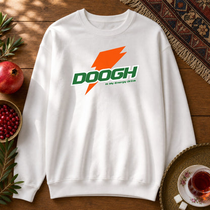 Doogh is My Energy Drink Sweatshirt - White