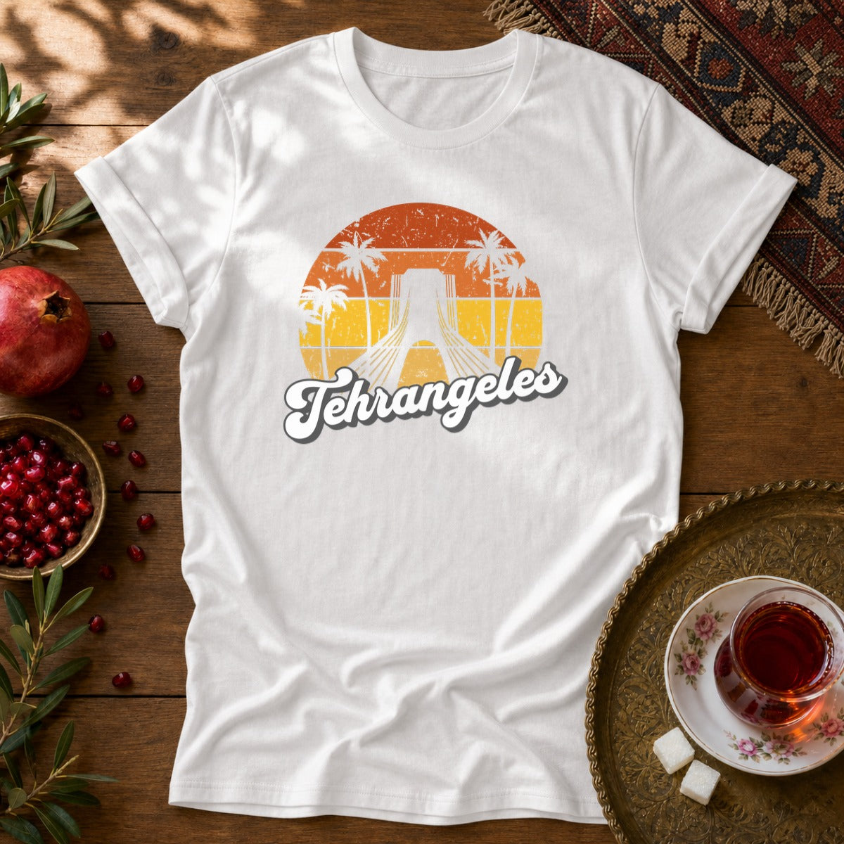 Tehrangeles Unisex T-Shirt - White