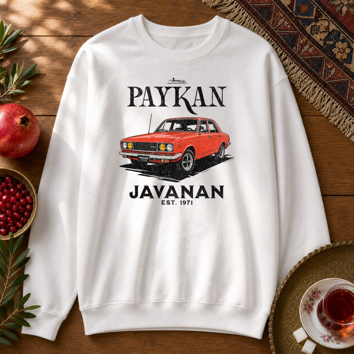 Paykan Javanan Sweatshirt - White