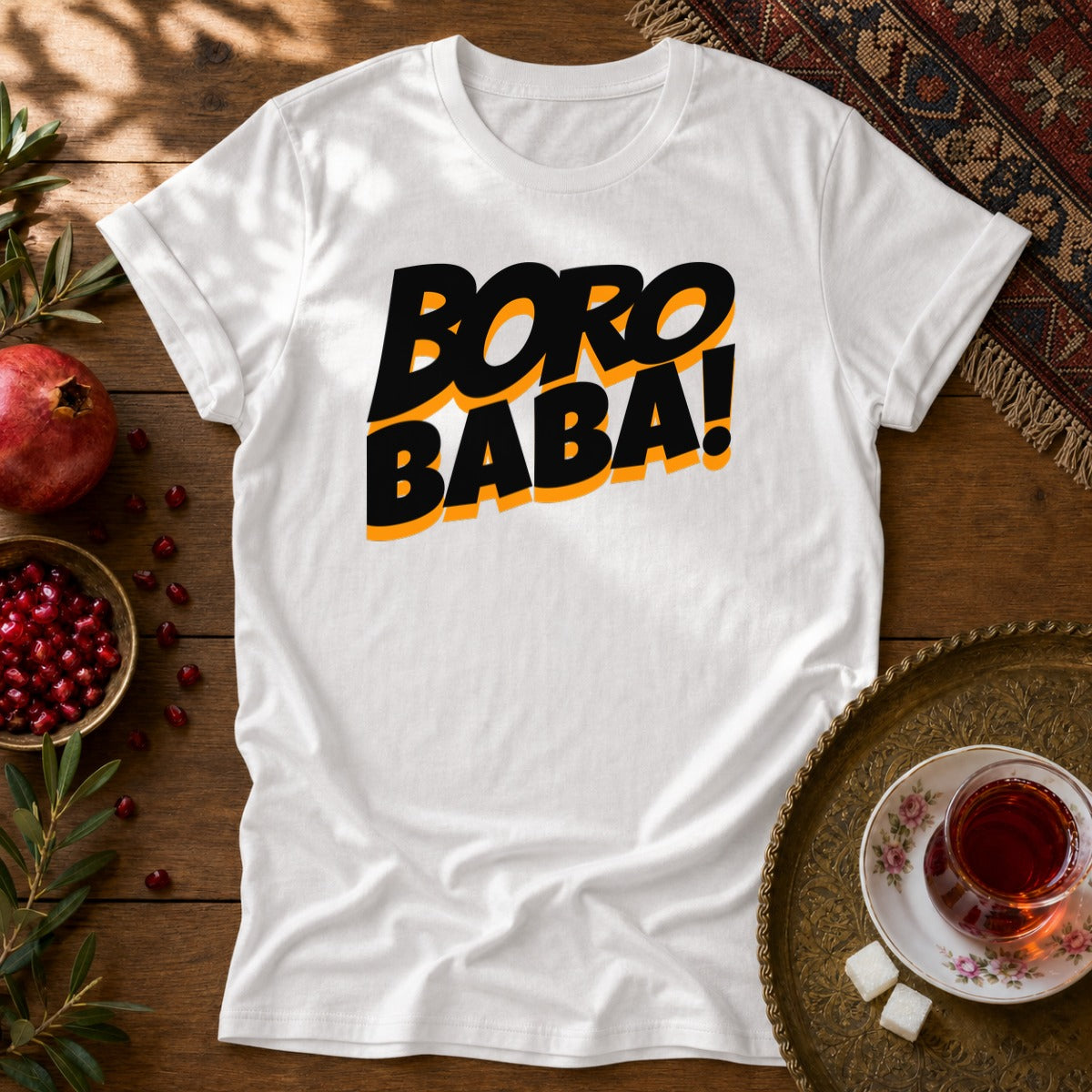 Boro Baba Unisex T-Shirt - White