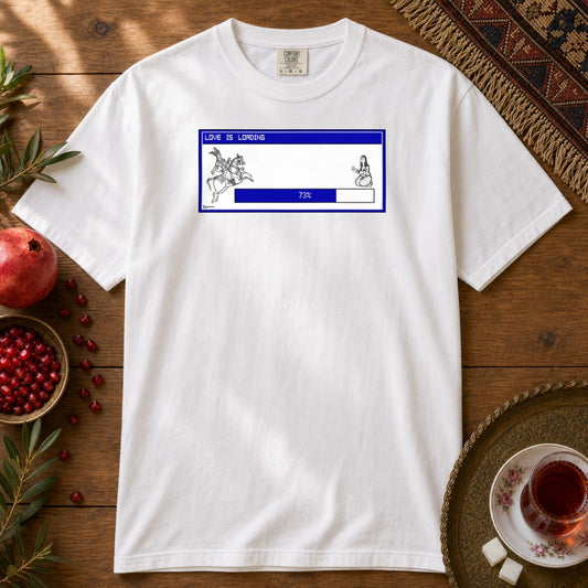 Love is Loading Premium Tee - White