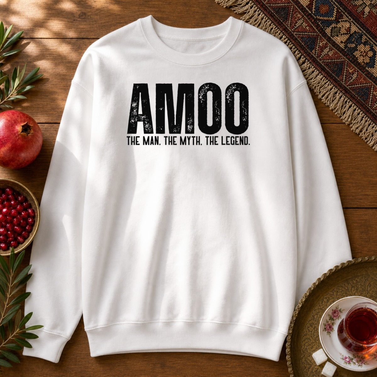 Amoo, the myth Sweatshirt - White