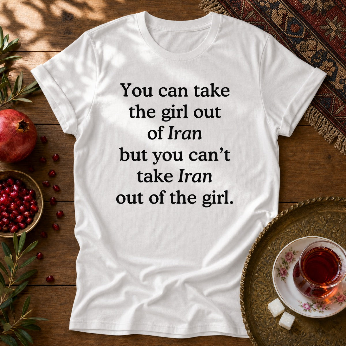 Girl out of Iran Unisex T-Shirt - White