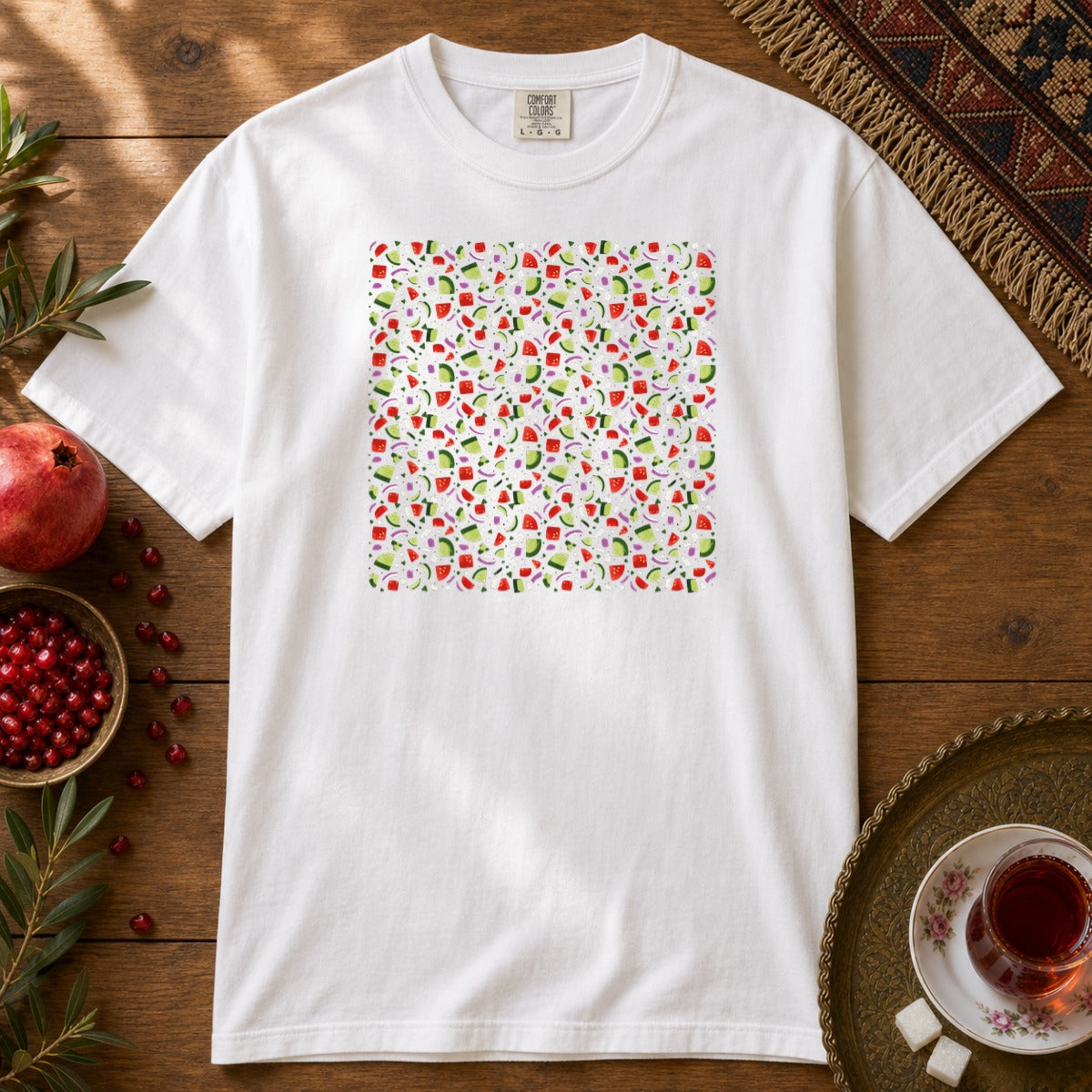 Salad Shirazi Premium Tee - White