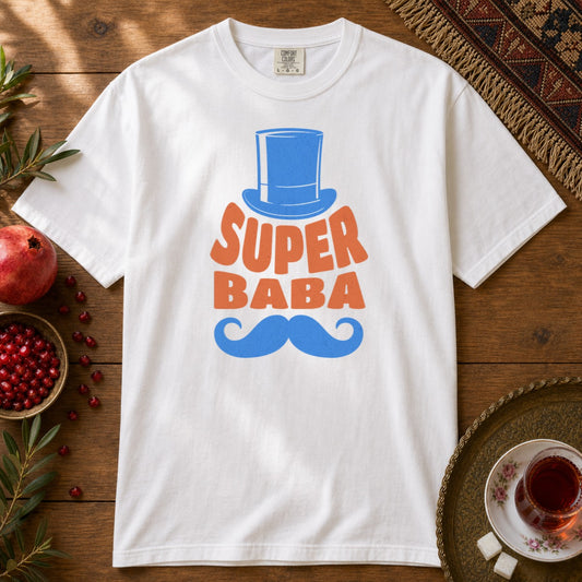 Super Baba Premium Tee - White