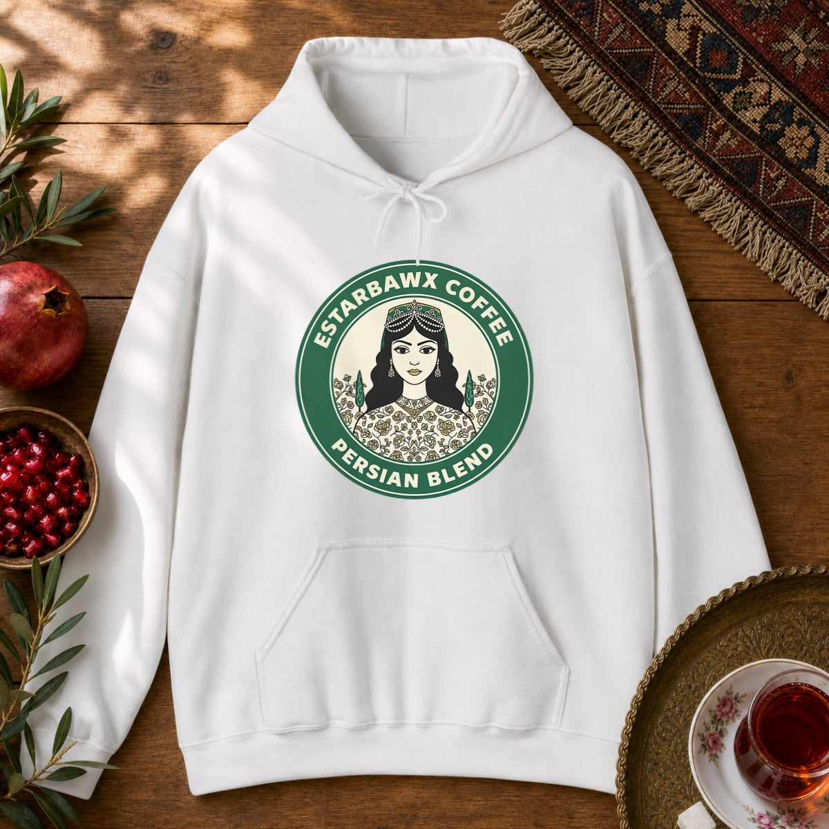 Estarbawks Hoodie - White