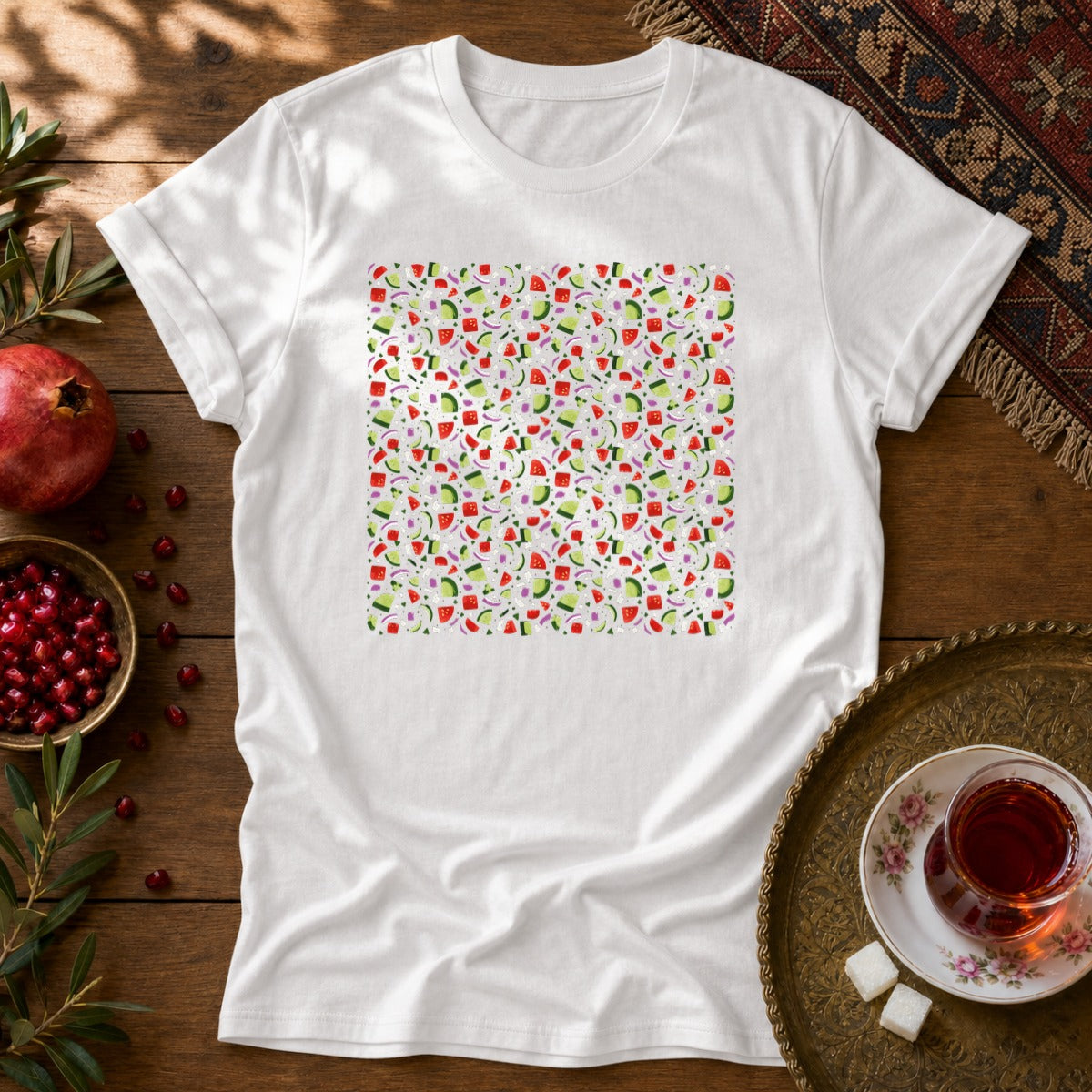 Salad Shirazi Unisex T-Shirt - White
