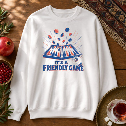 It's a Friendly Game Sweatshirt - White