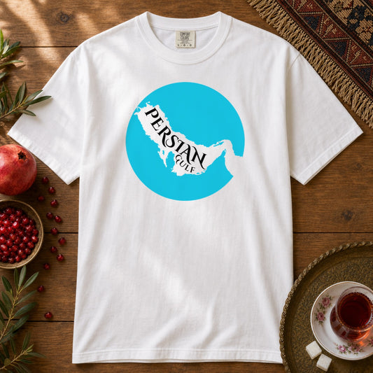 Persian Gulf Map Premium Tee - White