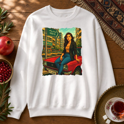 Paykan Girl Sweatshirt - White