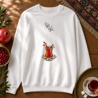Diving Ghands Sweatshirt - White