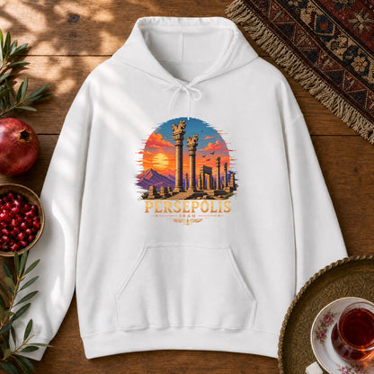 Persepolis - Pixel Art Hoodie - White
