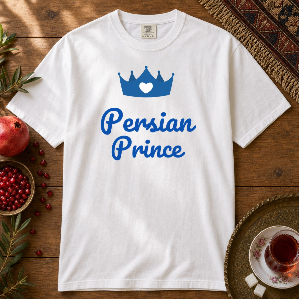 Persian Prince Premium Tee - White
