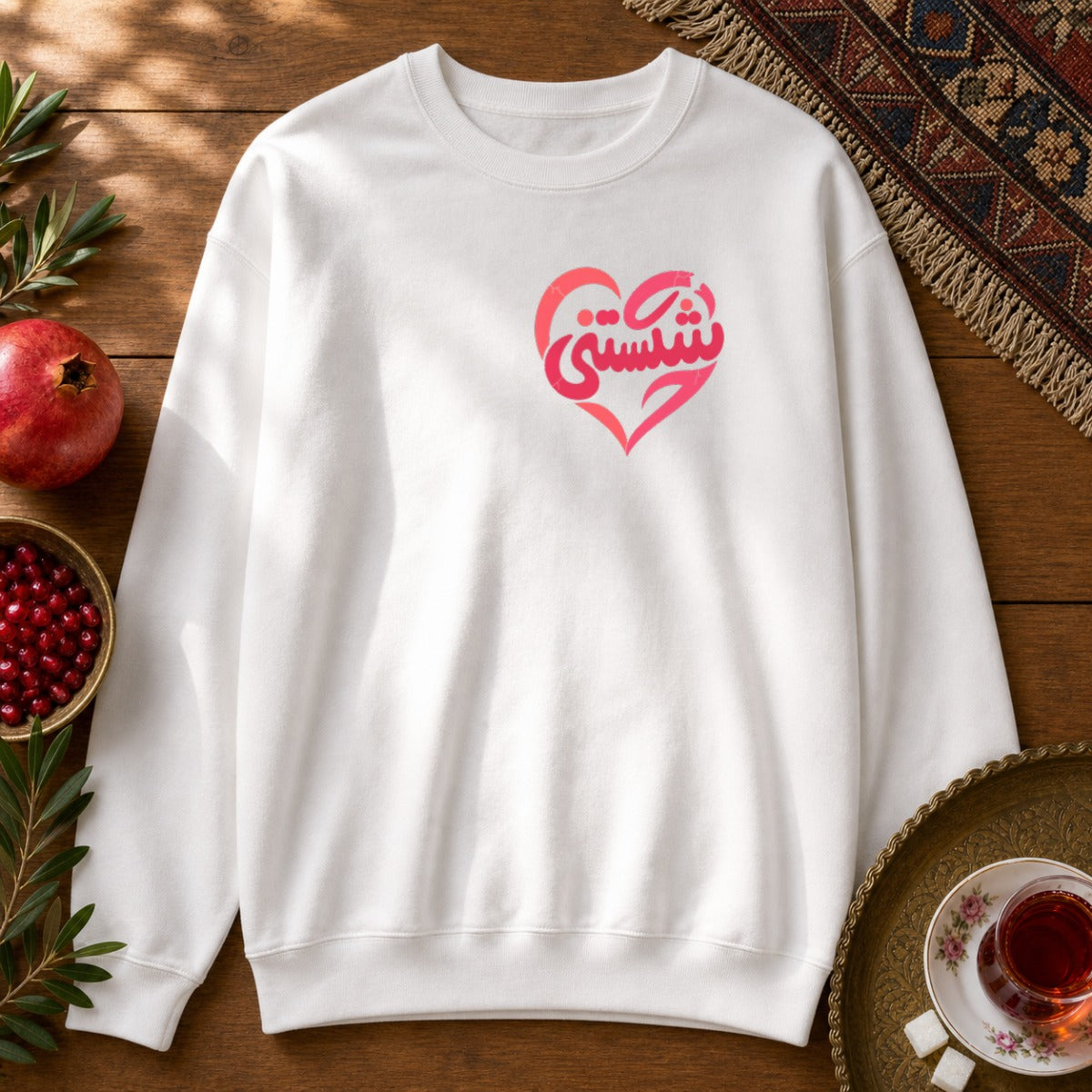Shekastani Sweatshirt - White