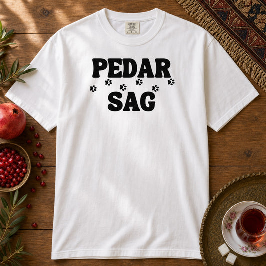 Pedar Sag Premium Tee - White