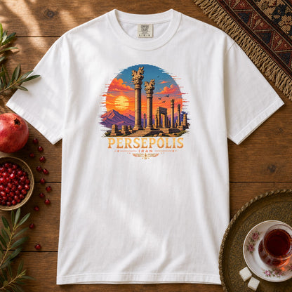Persepolis - Pixel Art Premium Tee - White