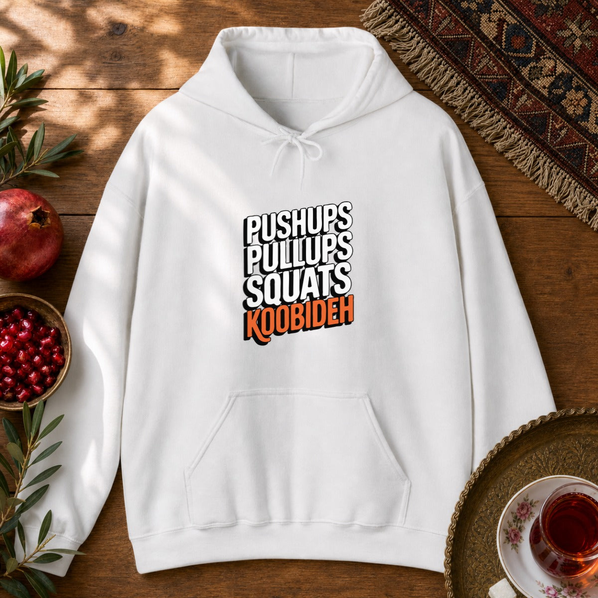Koobideh Hoodie - White
