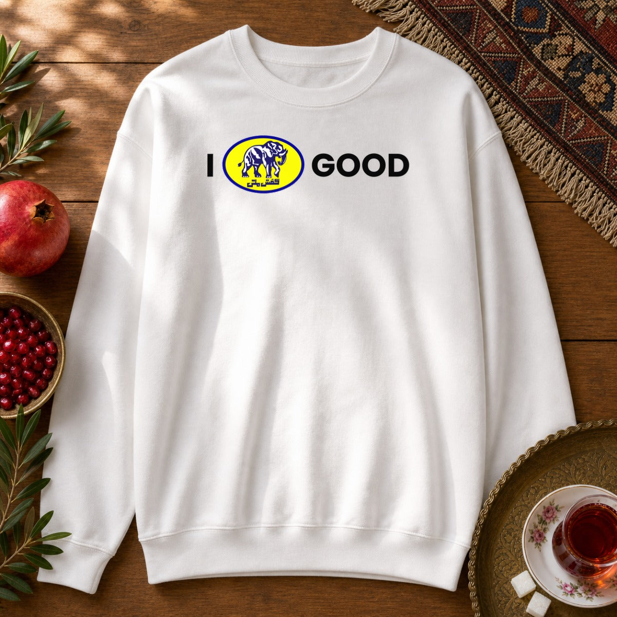 I Feel Good Sweatshirt - White