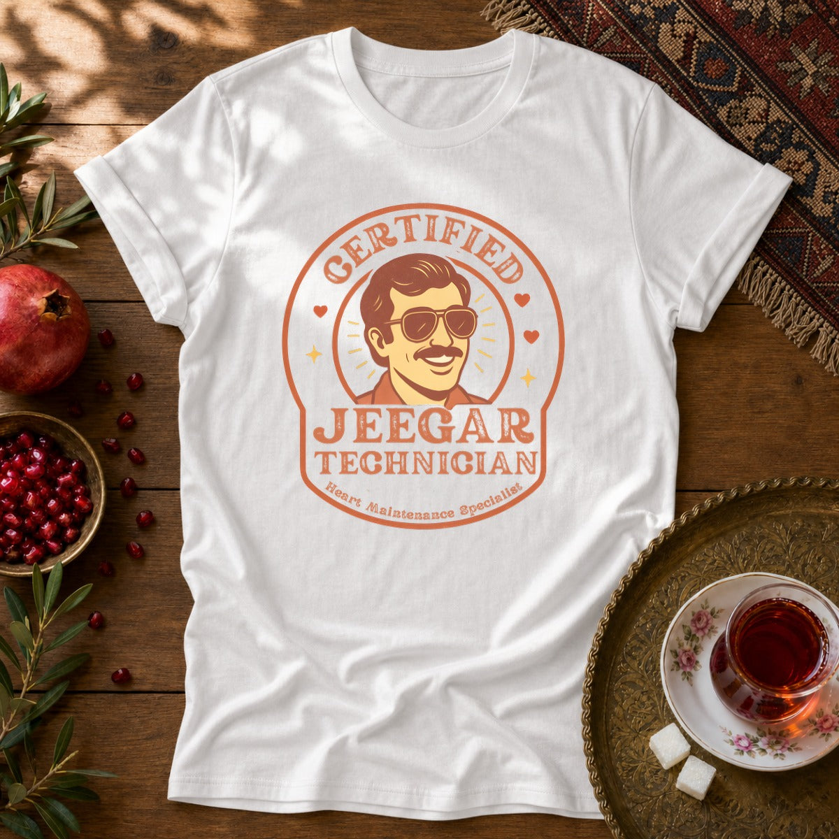 Certified Jeegar Technician Unisex T-Shirt - White