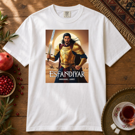 Esfandiyar Unbreakable ... Almost  Premium Tee - White