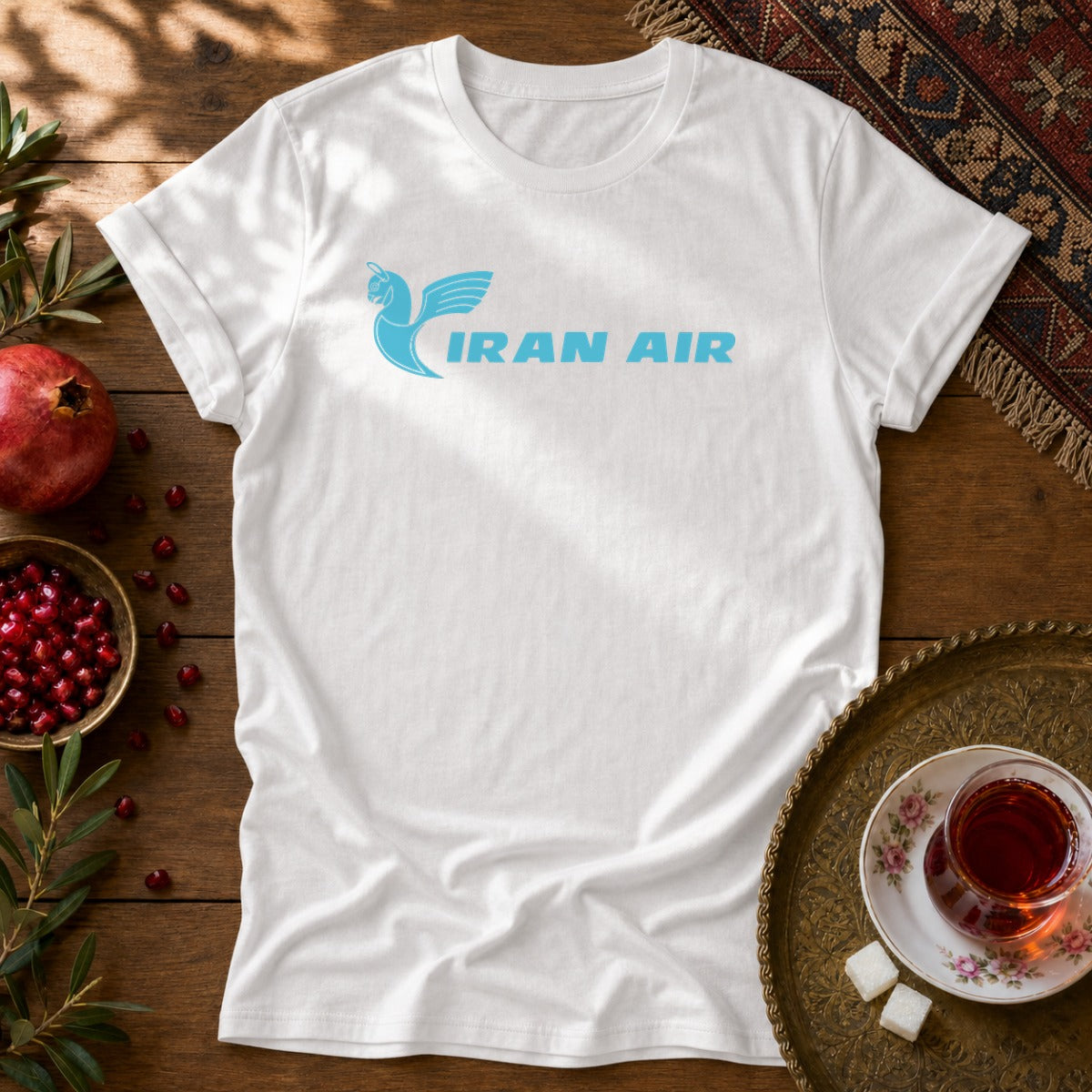 Iran Air Unisex T-Shirt - White