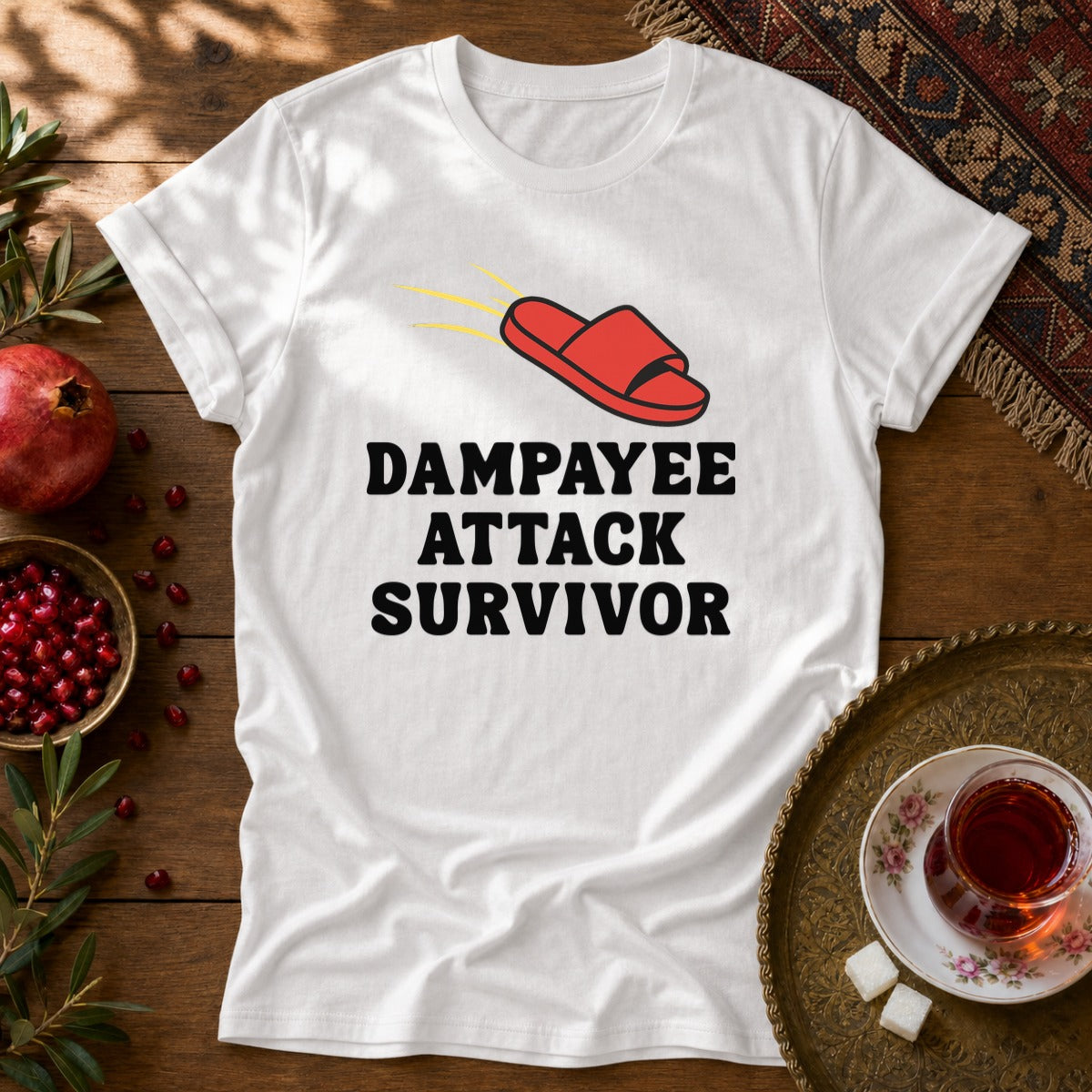Dampayee Attack Survivor Unisex T-Shirt - White