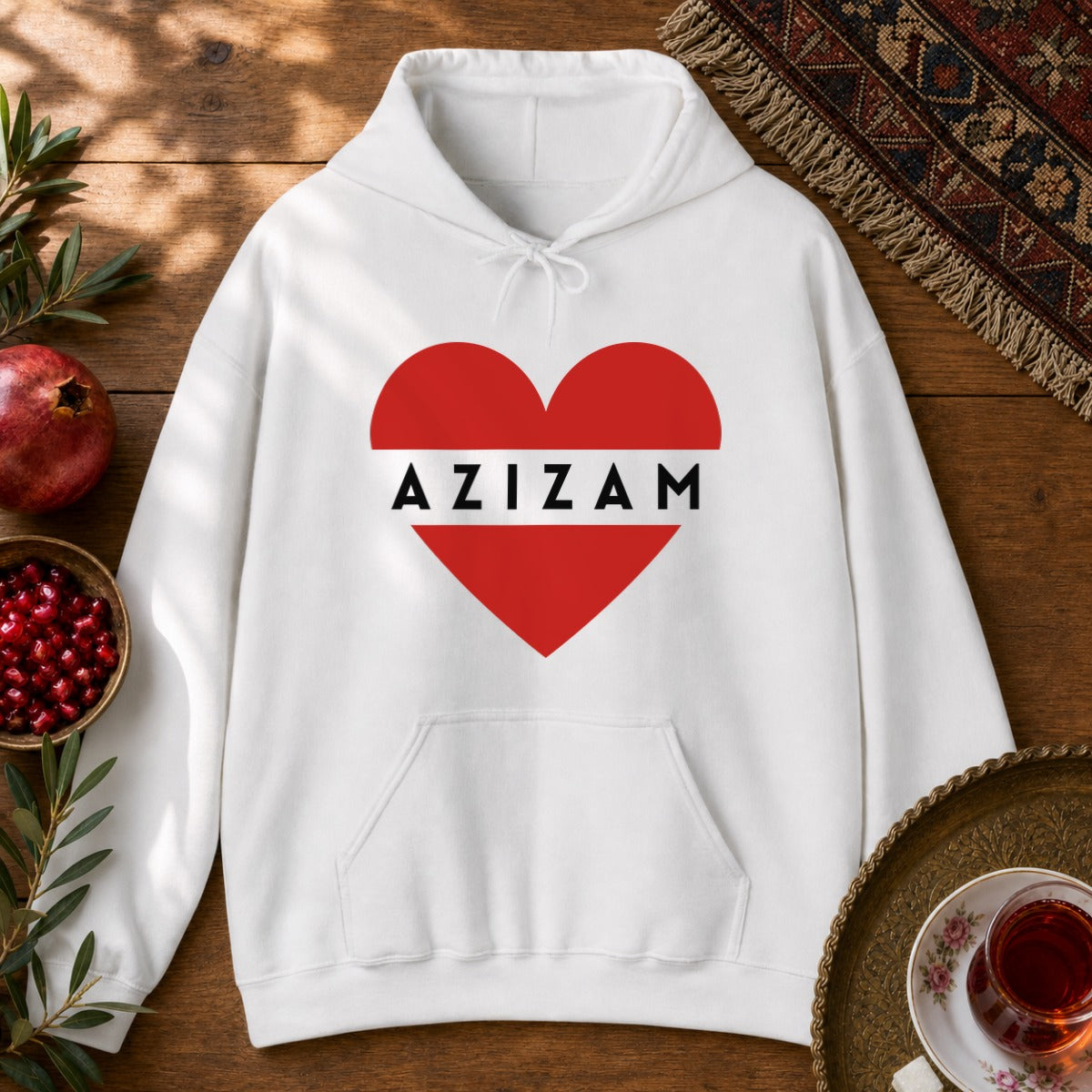 Azizam Hoodie - White