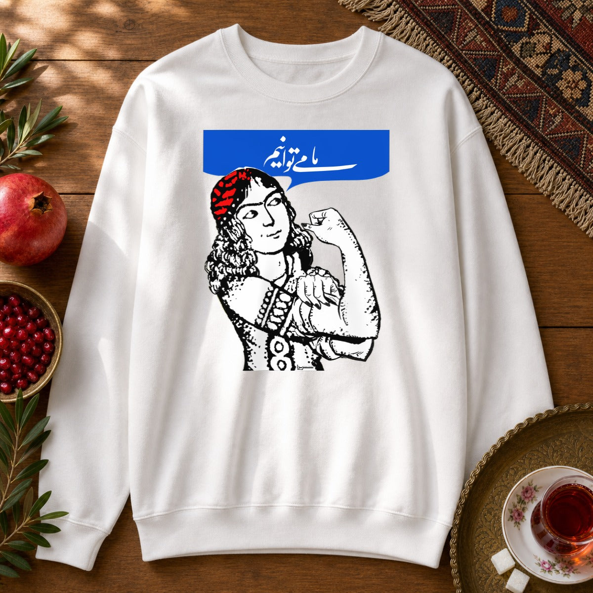 We Can Do It Sweatshirt - White