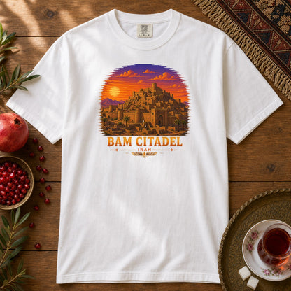 Bam Citadel - Pixel Art Premium Tee - White