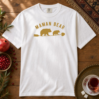 Maman Bear Premium Tee - White