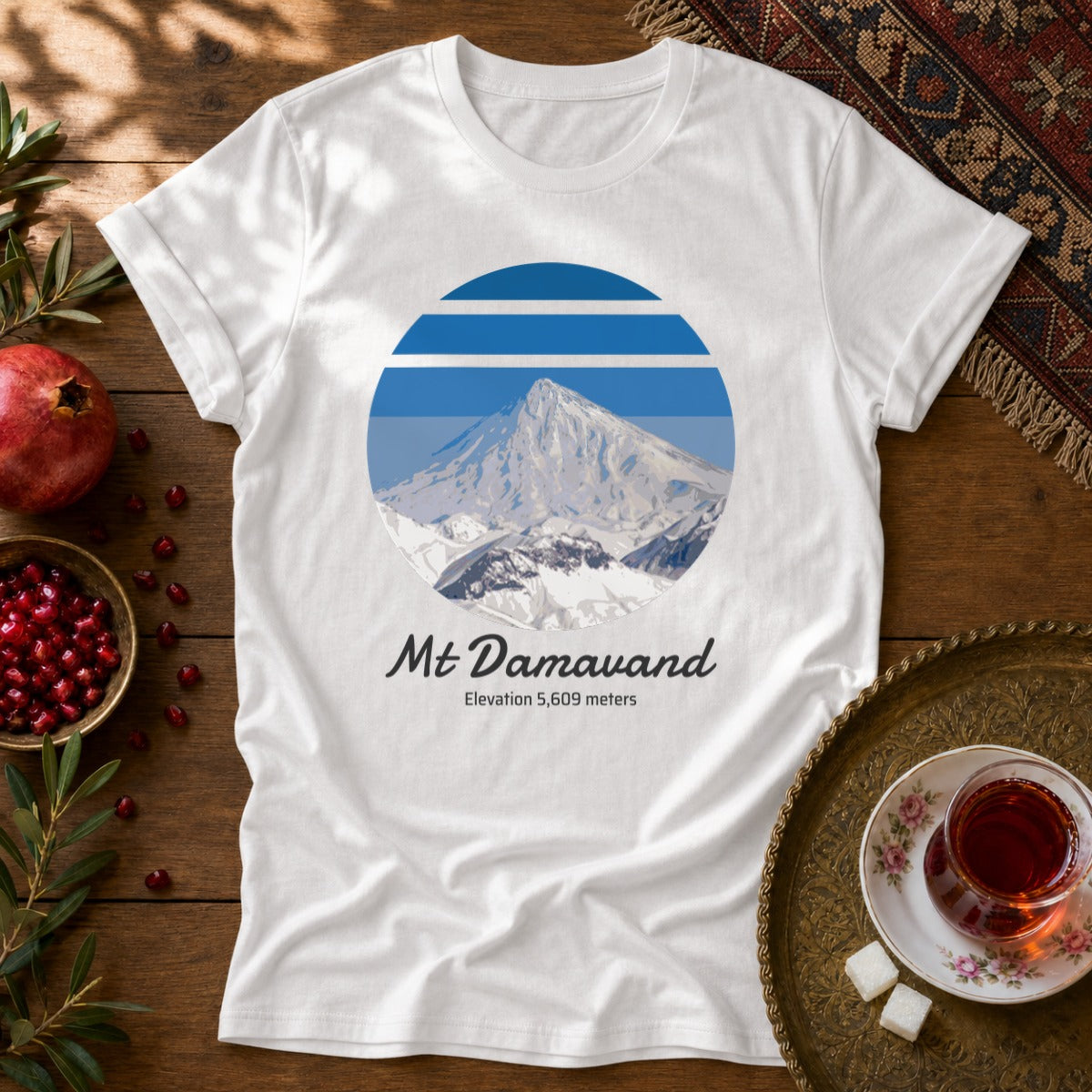 Damavand Unisex T-Shirt - White