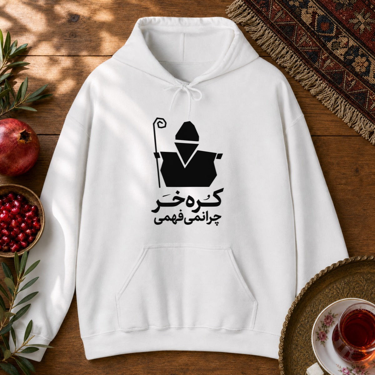 Korreh Khar Hoodie - White