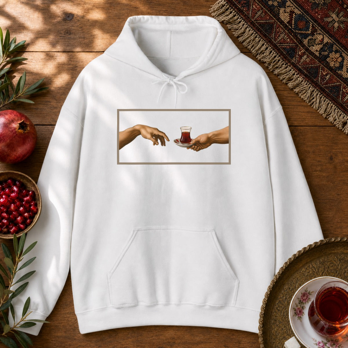 The Creation of Chayee Hoodie - White