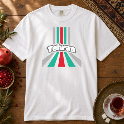 Retro Tehran Premium Tee - White