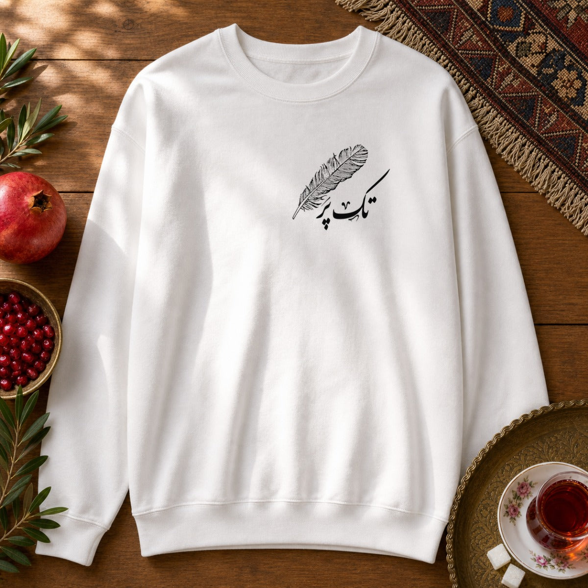 Tak-Par Sweatshirt - White