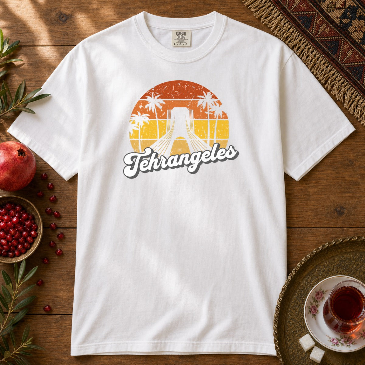 Tehrangeles Premium Tee - White