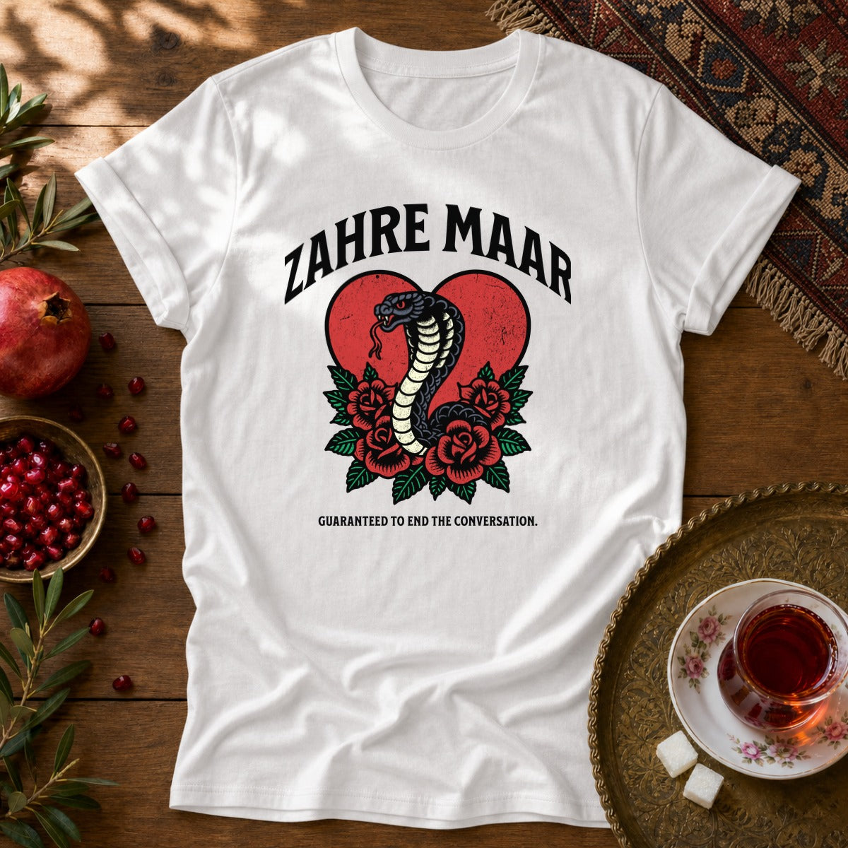 Zahre Maar Unisex T-Shirt - White