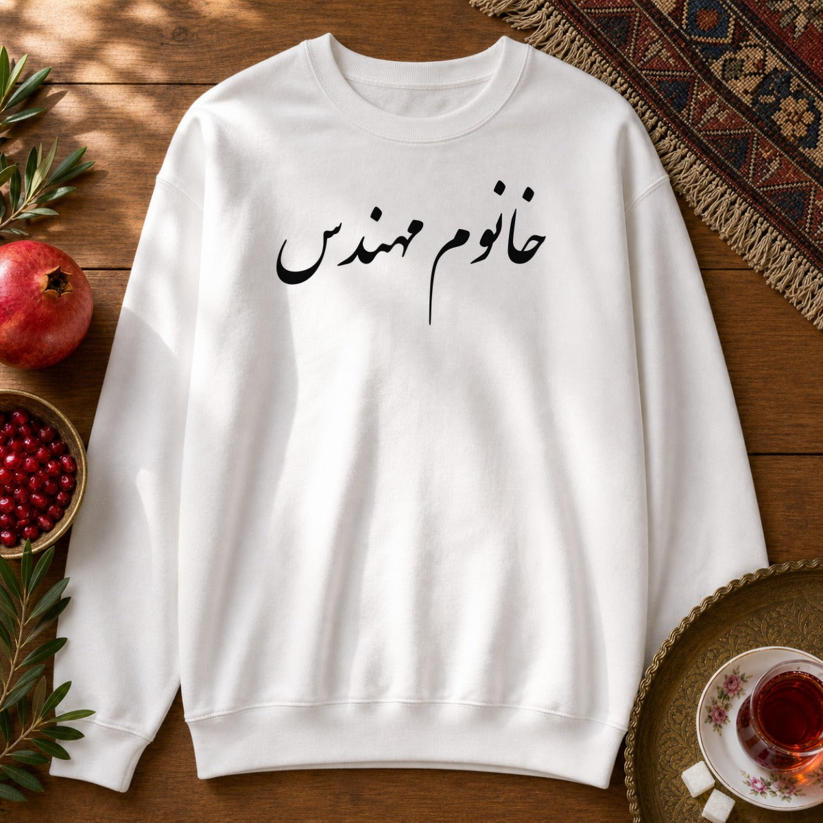 Khanoom Mohandes Sweatshirt - White