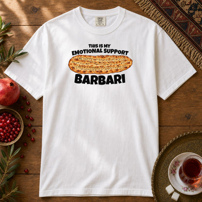 Emotional Support Barbari Premium Tee - White