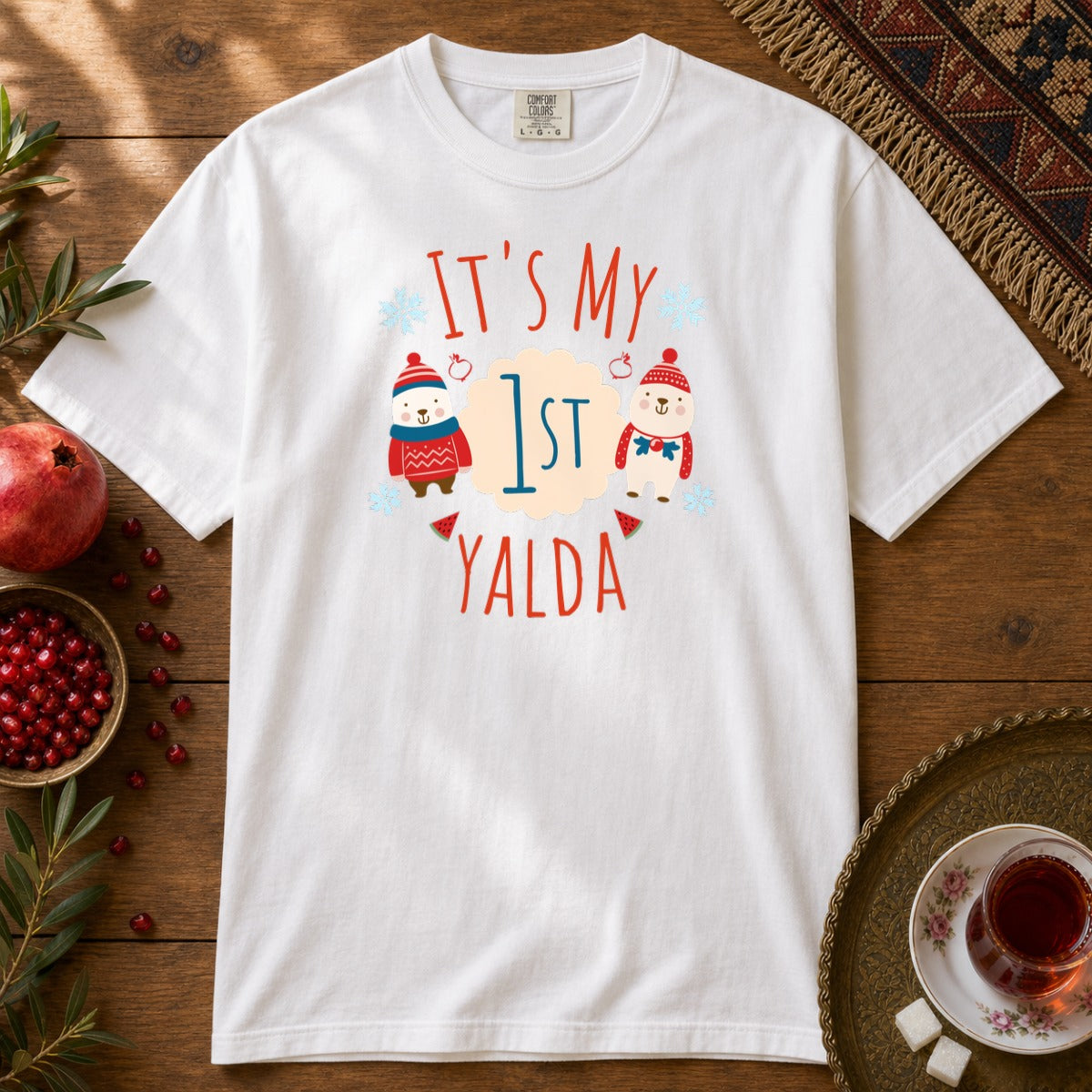 My First Yalda Premium Tee - White