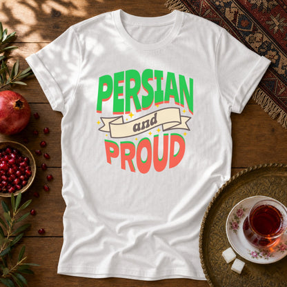 Persian & Proud Unisex T-Shirt - White