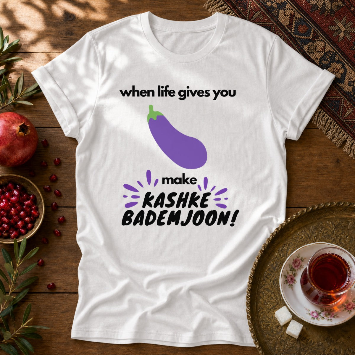 Bademjoon Unisex T-Shirt - White