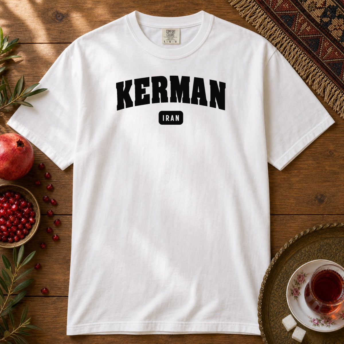 Kerman Premium Tee - White