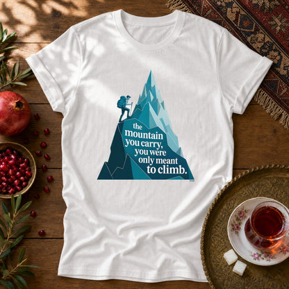 Rumi Mountain Unisex T-Shirt - White