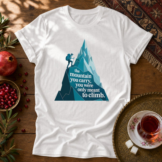 Rumi Mountain Unisex T-Shirt - White