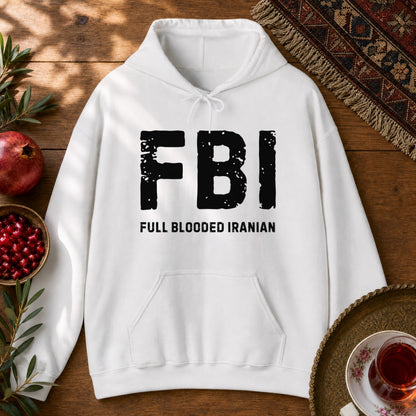 FBI Hoodie - White