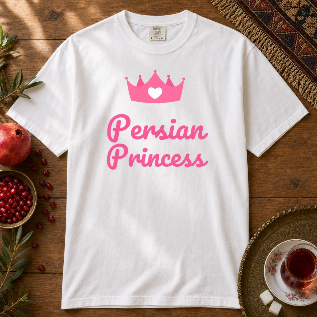 Persian Princess Premium Tee - White